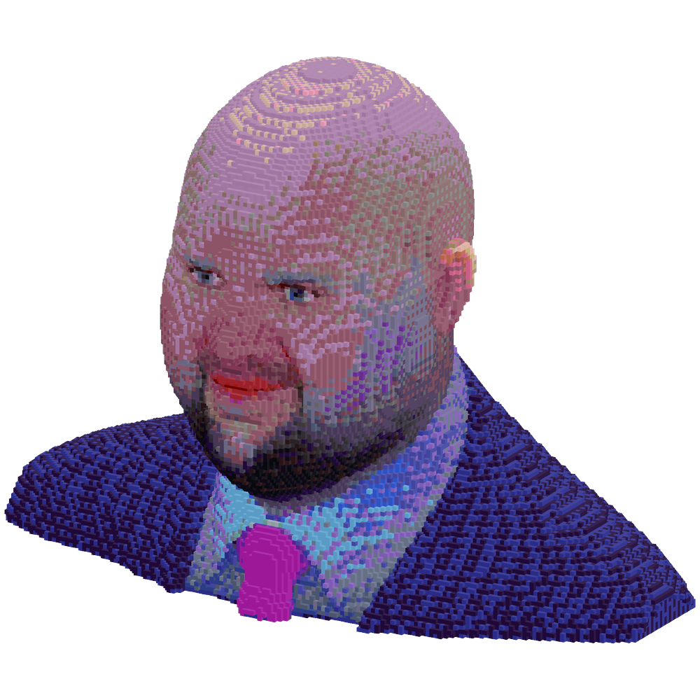this as a bust statue | Minecraft Build - BlockGPT