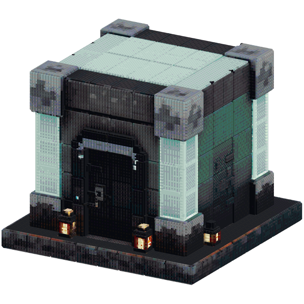 Minecraft modern vault structure, e... | Minecraft Build - BlockGPT