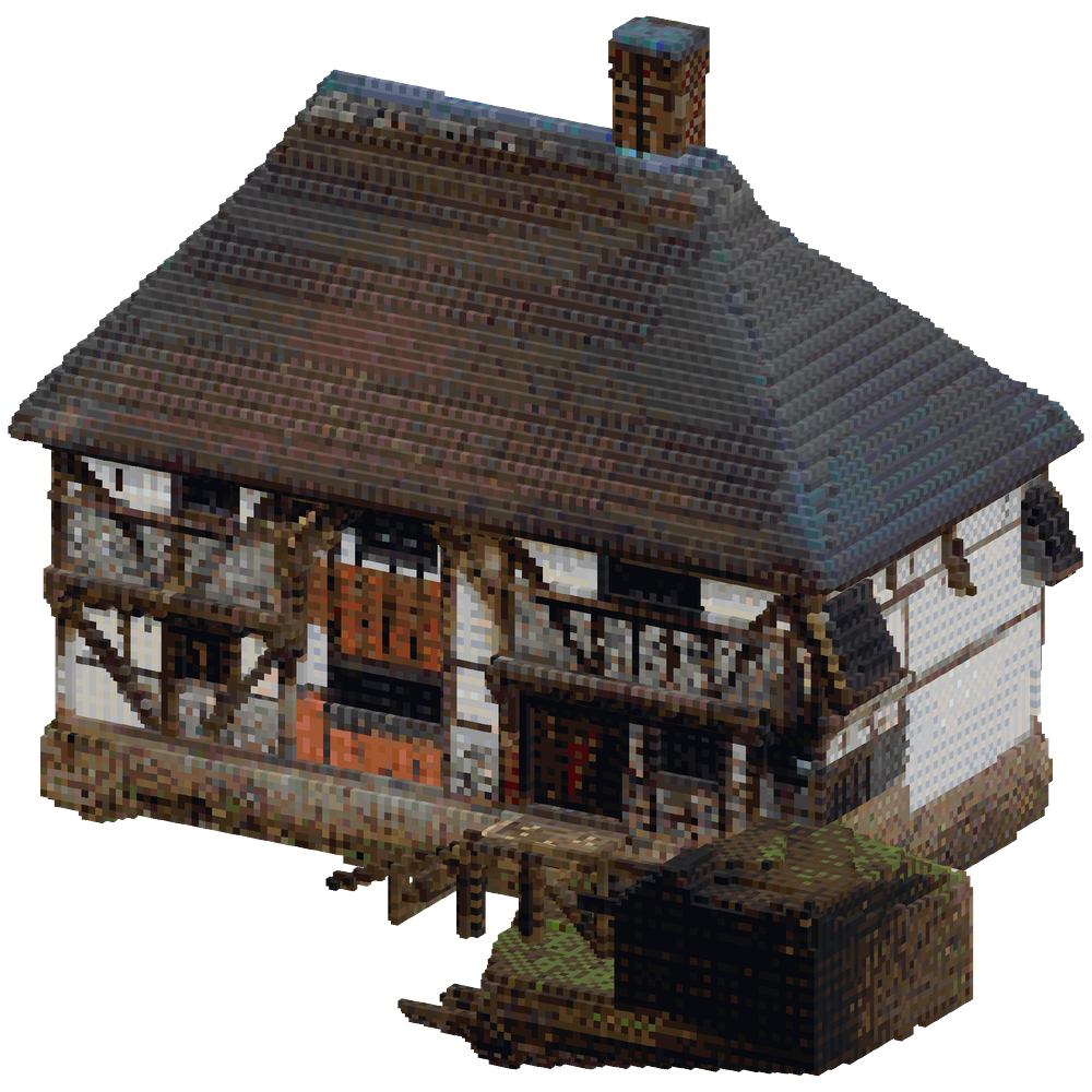 2 stories 1'st a normal home (bed, ... | Minecraft Build - BlockGPT