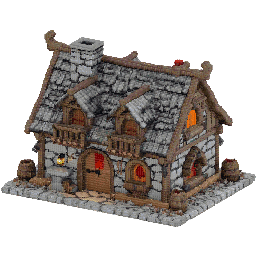 “Create a detailed Viking longhouse... | Minecraft Build - BlockGPT