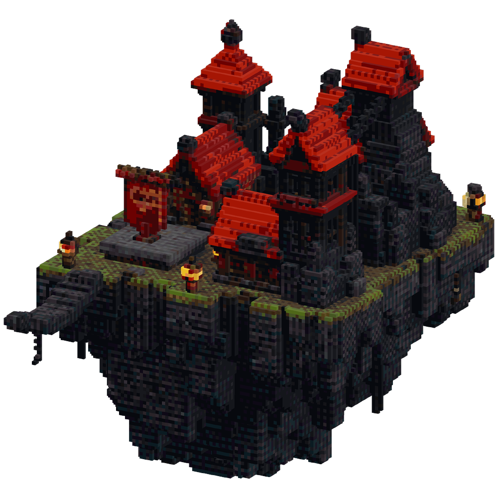 Minecraft server hub, floating isla... | Minecraft Build - BlockGPT