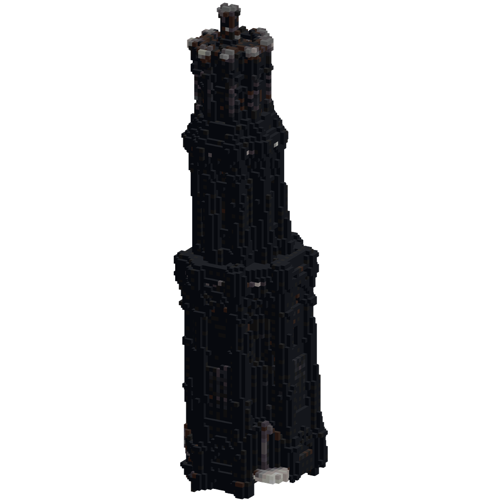 create this tower, homogenous block... | Minecraft Build - BlockGPT