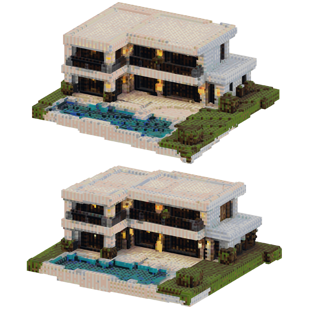 You are an expert Minecraft archite... | Minecraft Build - BlockGPT