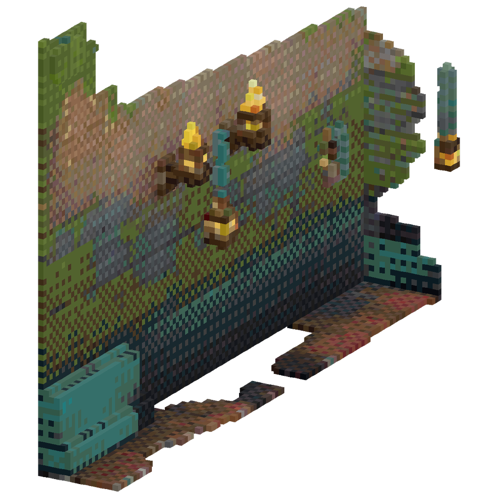 A large underground environment in ... | Minecraft Build - BlockGPT