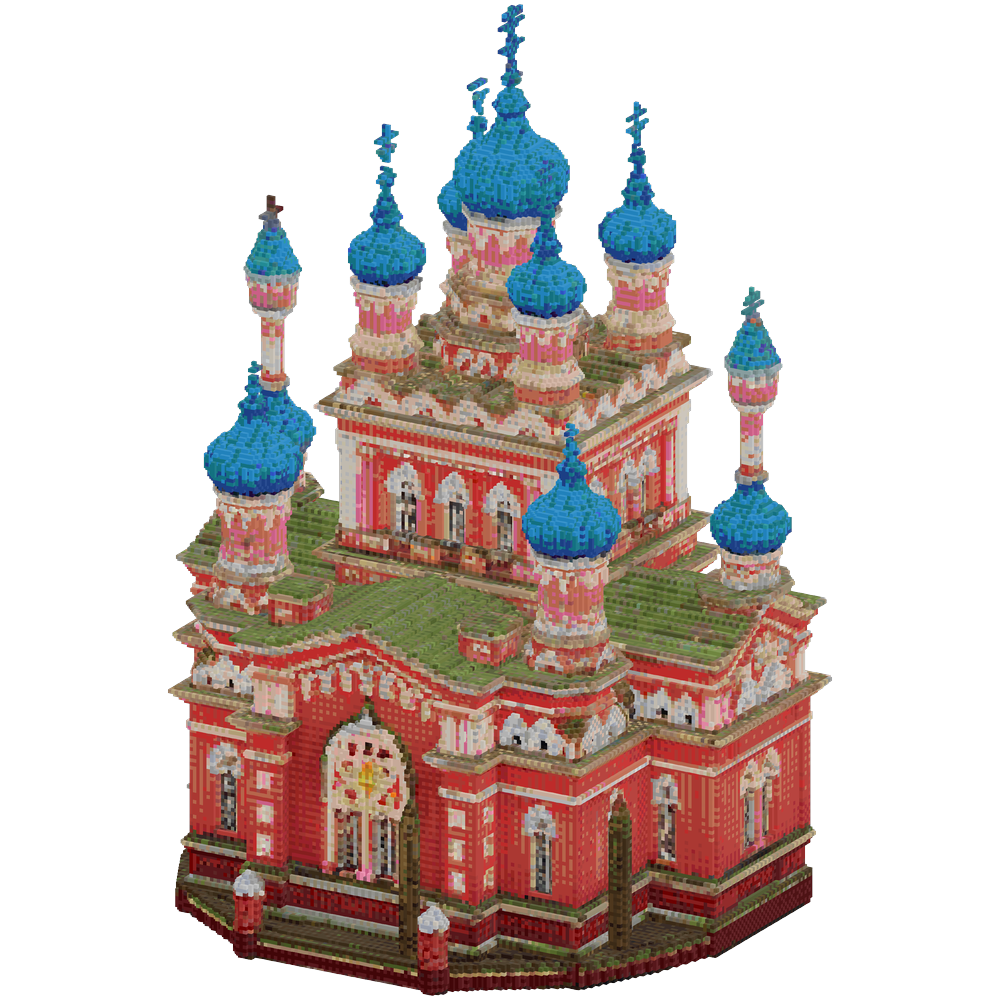 Russian | Minecraft Build - BlockGPT