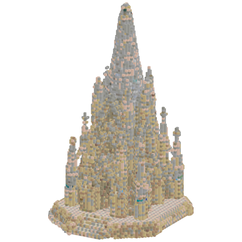 Create this structure as a schemati... | Minecraft Build - BlockGPT