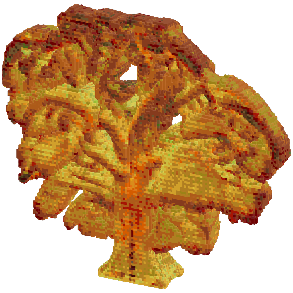 A gigantic fantasy tree made of gol... | Minecraft Build - BlockGPT