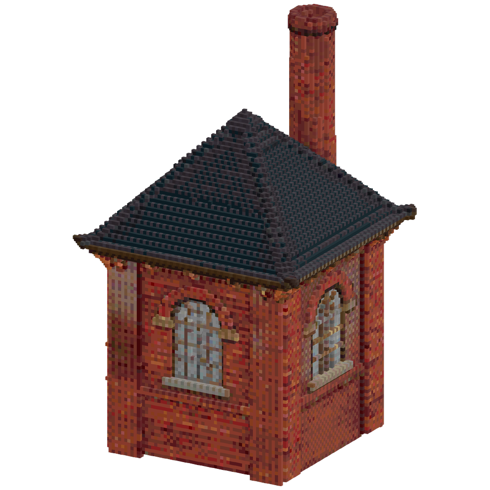 The tower is a tall, rectangular br... | Minecraft Build - BlockGPT