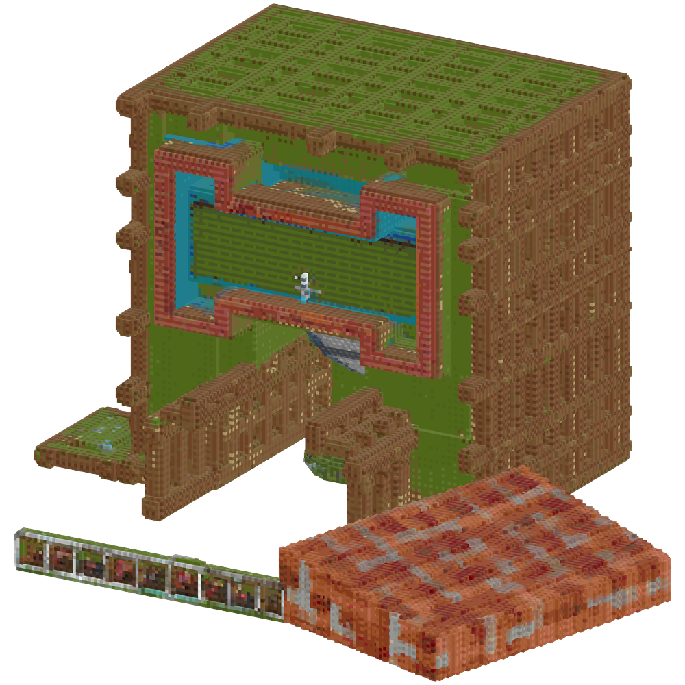create a structure with this floor ... | Minecraft Build - BlockGPT