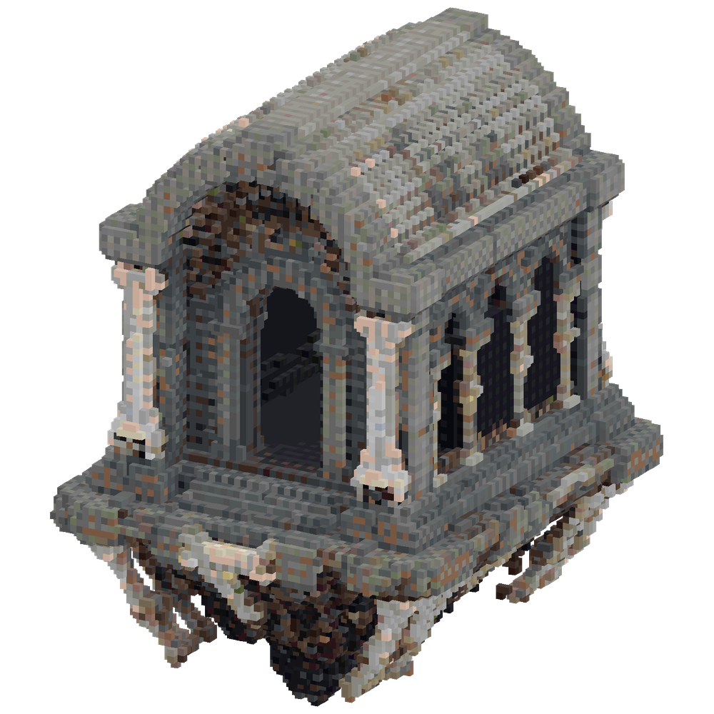 Ancient eerie structure built entir... | Minecraft Build - BlockGPT