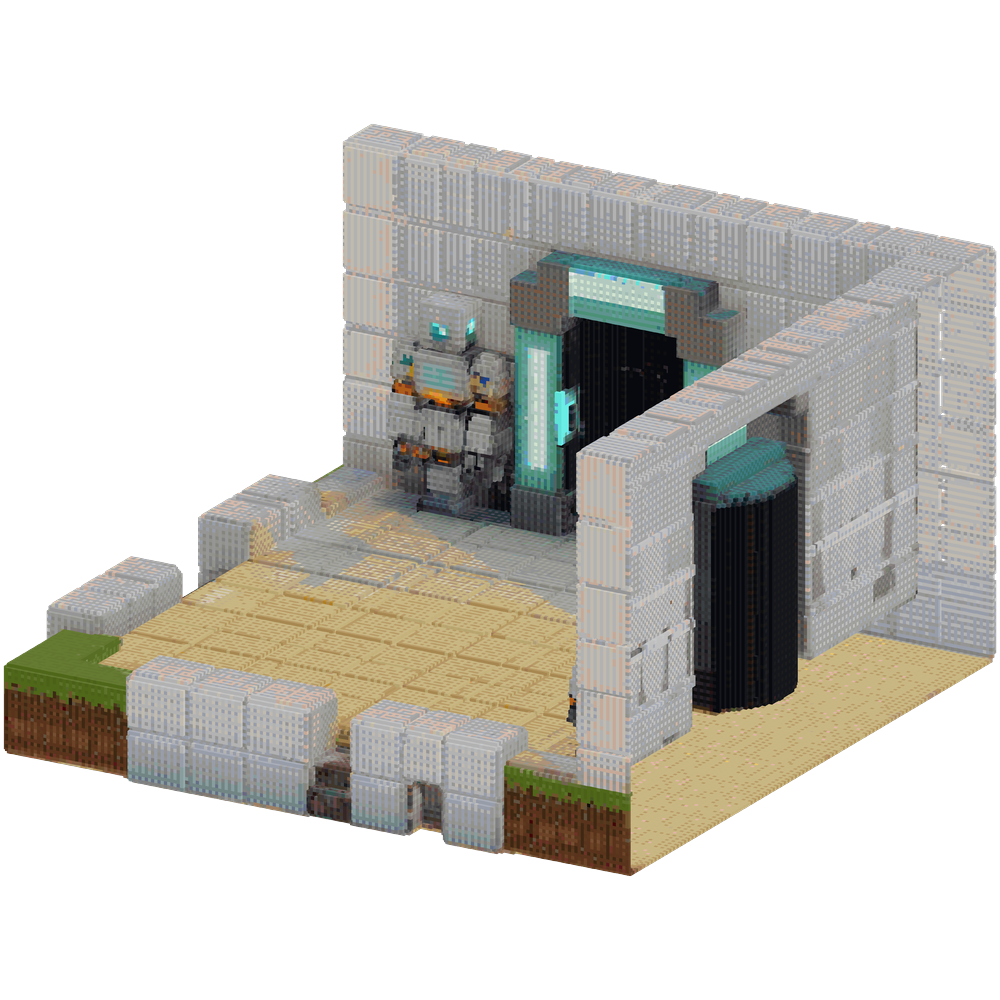 create a minecraft arena with area ... | Minecraft Build - BlockGPT