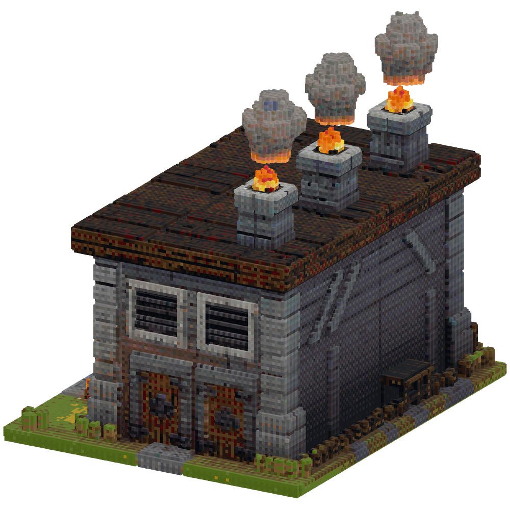 A realistic geothermal energy plant... | Minecraft Build - BlockGPT