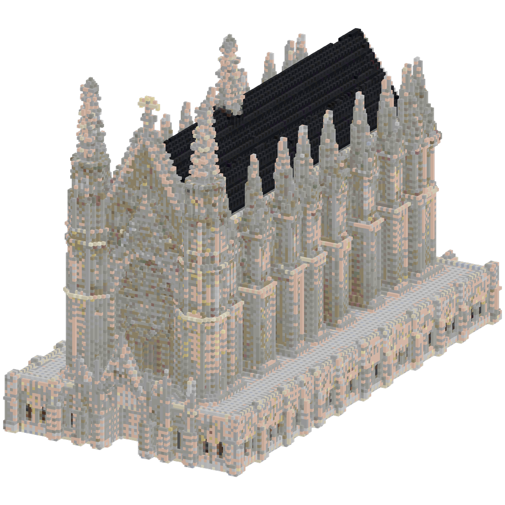 Gothic cathedral | Minecraft Build - BlockGPT