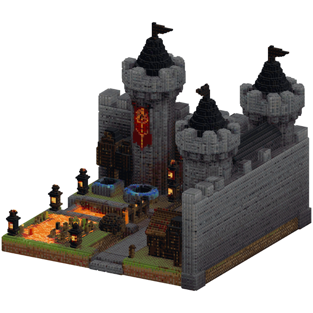 Main Style Theme: Dark medieval f... | Minecraft Build - BlockGPT