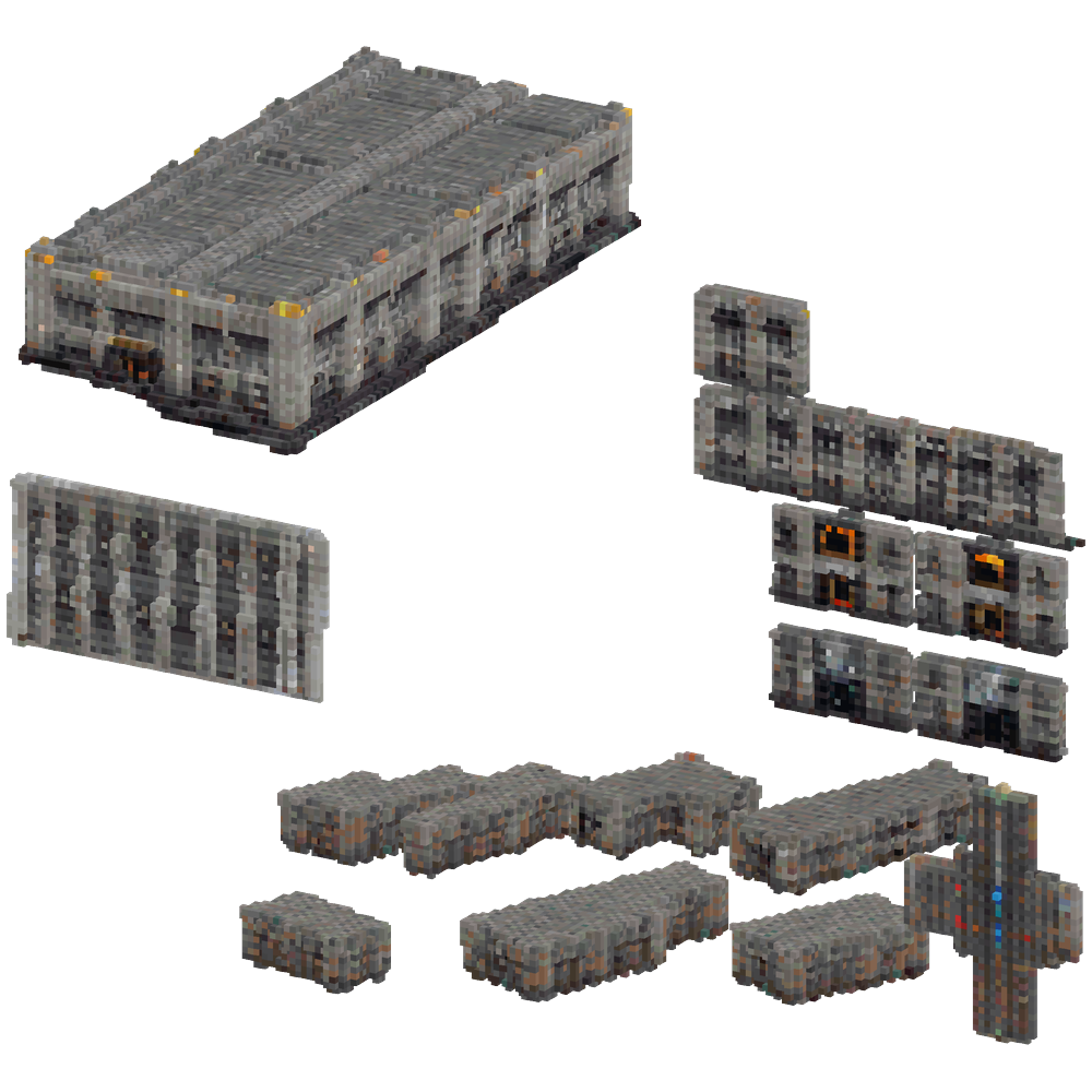 Build a square 23×23 base using con... | Minecraft Build - BlockGPT