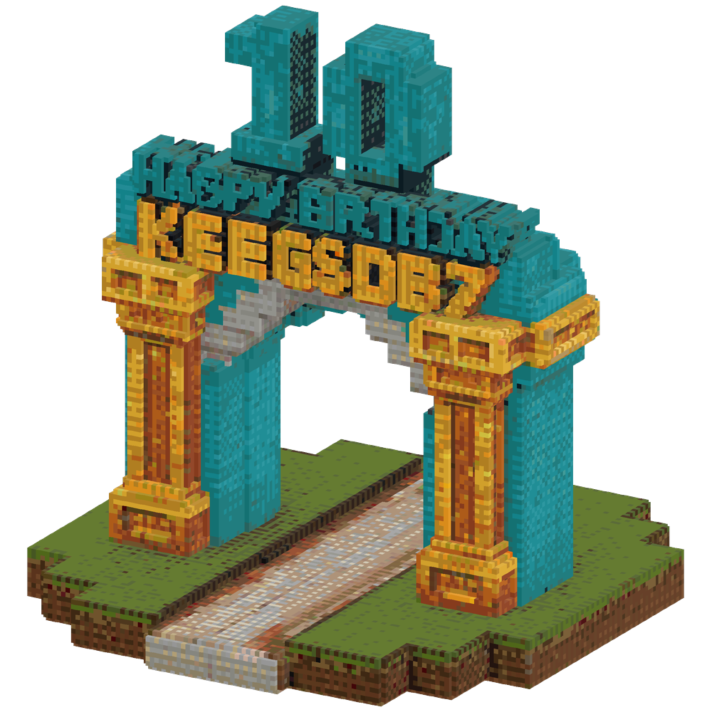 Build a grand entrance archway for ... | Minecraft Build - BlockGPT