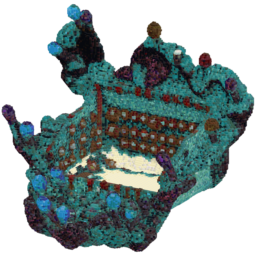 Build a BoxPvP arena exactly 200x16... | Minecraft Build - BlockGPT